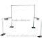 2016 Hot Selling Wedding Backdrop Pipe System in Black Color With Height Adjustale Upright
