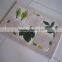 Plain flower design elegant eco-friendly hand tufted kids play mat