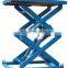 battery powered scissor lift platform lifter platform for car lifting or cargo lifting