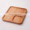 Factory wooden food storage tray personalized custom wood bread trays
