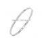 Memories Bangles with Customize Design Word 'NAMASTE' with 4mm/7mm Width