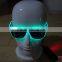 Pink EL wire sunglasses/EL light sunglasses/EL Flashing glasses