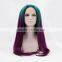 wholesale factory price machine made synthetic lace frontal wig