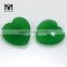 Heart Cut 18 x 18 mm Faceted Green Quartz Loose Jade