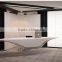 Flexible design solid surface Office Reception Counter Desk,Composite Acrylic counter desk, solid surface countertop