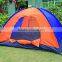 Two man fiberglass pole rain protection tent