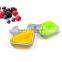 Silicone Triangle Foldable Basket With Handle Kitchen Gadgets Novelty Safety Kitchen Sink Strainer