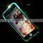 Hot Selling Factory Price Flash Light Up case for iphone 7 Phone Accessories Transparent Clear TPU Bumper Case