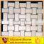 natural beige marble bones shape marble mosaic tile