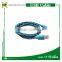 Mike V8 braided wire micro usb charging cable for Samsung 1m length red.blue,green,black