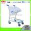 Metal 4 wheels hand luggage trolley