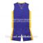 100% polyester basketball uniform design custum plain sleeveless jersey basketball design
