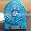 3 speed control portable electric led mini USB desk fan for student