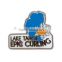 cheap clip safety/sheriff /security emblem custom military pin metal badge with your own design