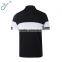 Black and White Raglan Men's Polo Shirts Fashion Polo Uniform