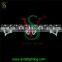 2D Hot selling outdoor cross street christmas decoration rope light