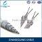 Long span stranded stainless steel tube aerial power fiber optic cable price opgw cable