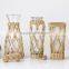 cheap colors home decoration different type glass vase in zibo