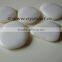 White Jade Gemstone Uneven Shape Palm Stones