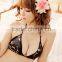 New women's sexy bikini lingerie cherry blossom with bra