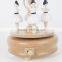 Ballerina Wooden Gift Nature Music Box Parts and base made from real wood