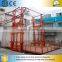 Guide hydraulic lift platform warehouse crane