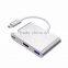 For New Macbook Aluminum 3 In 1 USB Type c To HDMI Adapter