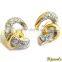 Fish Shape Diamond Earrings, Latest Diamond Earrings, Wedding Earring Jewelry