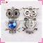 Owl shaped pendants charms, custom animal charms for jewelry making
