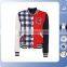 2016 Grils custom satin baseball jackets/slim fit baseball jacket/customized cheerleading jackets