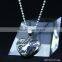 CN-022B Wholesale Fashion Stainless Steel Color Antique Heart Pendant for Couple Jewlery