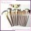 human hair makeup brush sets for cosmetics makeup