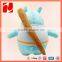 OEM cute blue baby small plush hippo toy