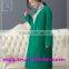 "V" collar Double-sided hand sewn Cashmere coat Long female with belt