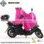 Oxford unisex fashion thickening hooded rain poncho with brim motorcycle rain poncho