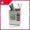 Multifunctional Digital Table Pen Holder With Clock And Calendar