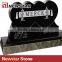 Newstar modern black color natural stone headstones