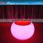 PE material led corner table,bar lighting table for the coffee shop,led rechargeable colors changing table