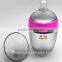 150ml 5oz Food Safe Baby Feeder Bottle with Eco-friendly Silicone, PP& PPSU Materials