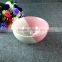 Japanese Style Cute Pink and White Mosaic Ceramic Ice Cream Serving Bowl