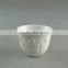 White ceramic tea cup with special embossing for wholesale 12 pcs per set,with color box.good quality