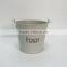 Galvanised Steel Serving Bucket Red 9L - ASH Bucket for Cutlery, Condiments or Serving Food