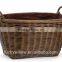 Oval Rattan/wicker storage basket type/ laundry basket