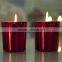 natural wood candle holders