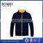 Custom Stand Collar Color Men's Fitness Hoodie Polar Fleece With Zipper no Hoods