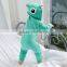 Autumn new deign cute slant zipper infant baby onepiece sleepwear