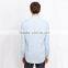 Factory supply directly 2015 fashion slim fit formal sky blue shirts for men