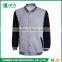 New Product Multi Color Sailor Collar 4XL Plus Size Mens Plain Varsity Jacket