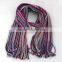 Myfur Rainbow Blend 100% Wool Yarns Stretch Children's Winter Scarfs Kids Lovely Knitted Scarf