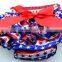 4th of July Baby Girl Satin Ruffle Bloomer Toddler Diaper Cover Star Stripes Newborn Blue Red Bloomer